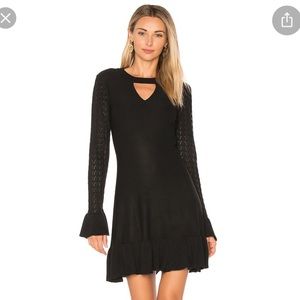 Revolve Devlin Krista sweater dress in black